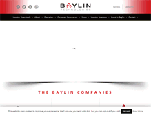 Tablet Screenshot of baylintech.com